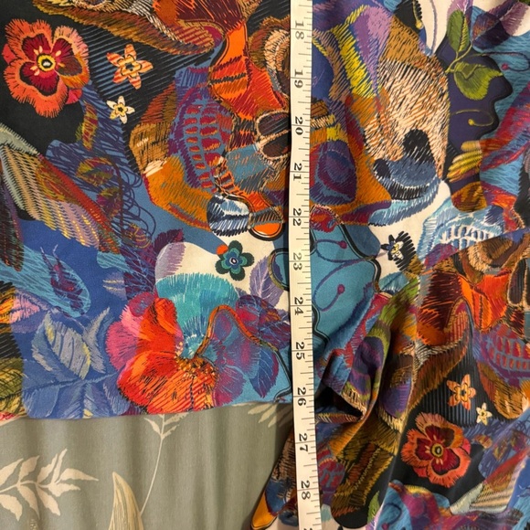 Robert Graham Cantle Skull Short Sleeve Sport Shirt Size 1XLT - Picture 8 of 8